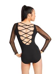 Meryl Strappy Back Long Sleeve Leo