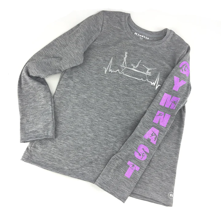 Gymnast Heartbeat Long Sleeve *Black*