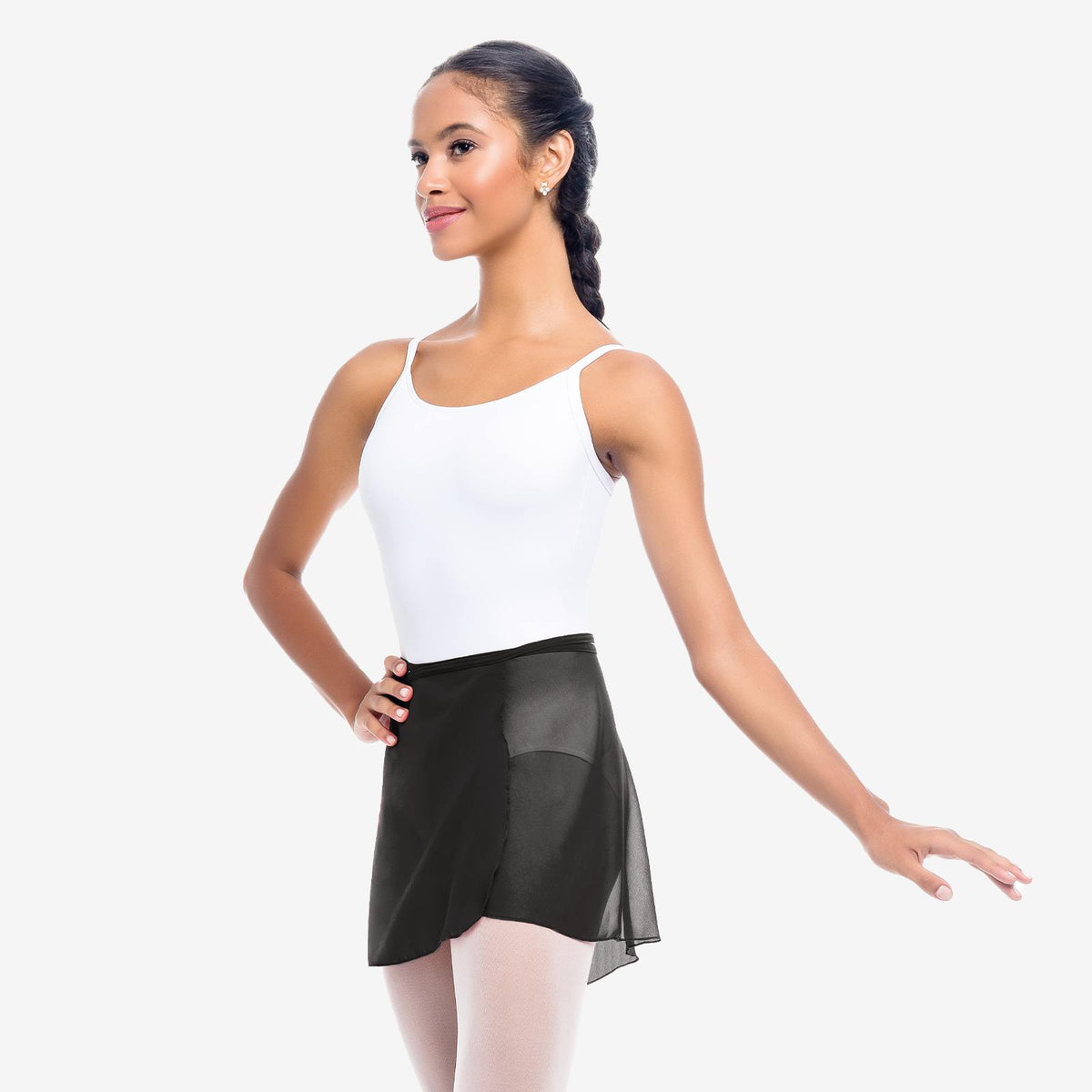 So Danca Longer wrap skirt
