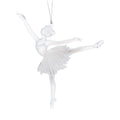 Elegant Clear Ballerina Ornament