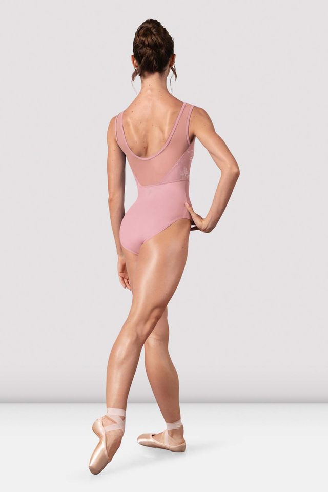 Lumina Floral Printed Front Detail Tank Leotard