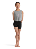 Teen Camellia Front Print Tank