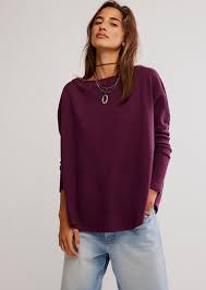 Free People Latte Blues Thermal