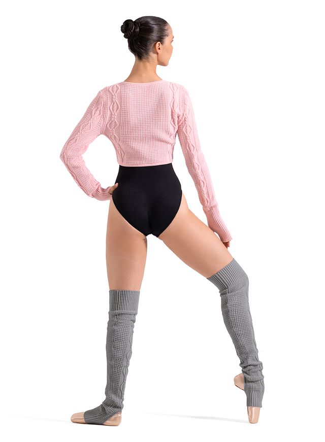 Adult Opulence Cable Knit Leg Warmers