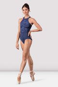 Lumina Back Twist Halter Leotard