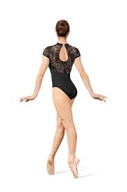 Womens Majesty lace detail leotard