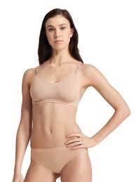 Clear Back Bandeau Bra