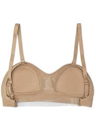 Clear Back Bandeau Bra