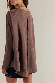 Free People Latte Blues Thermal