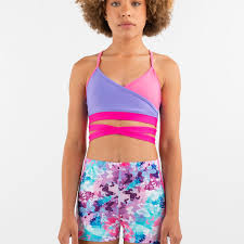 Every Turn Tones Wrap Crop Top