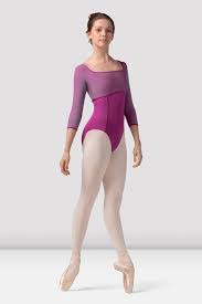 Mirella Zephyr 3/4 Sleeve Leotard