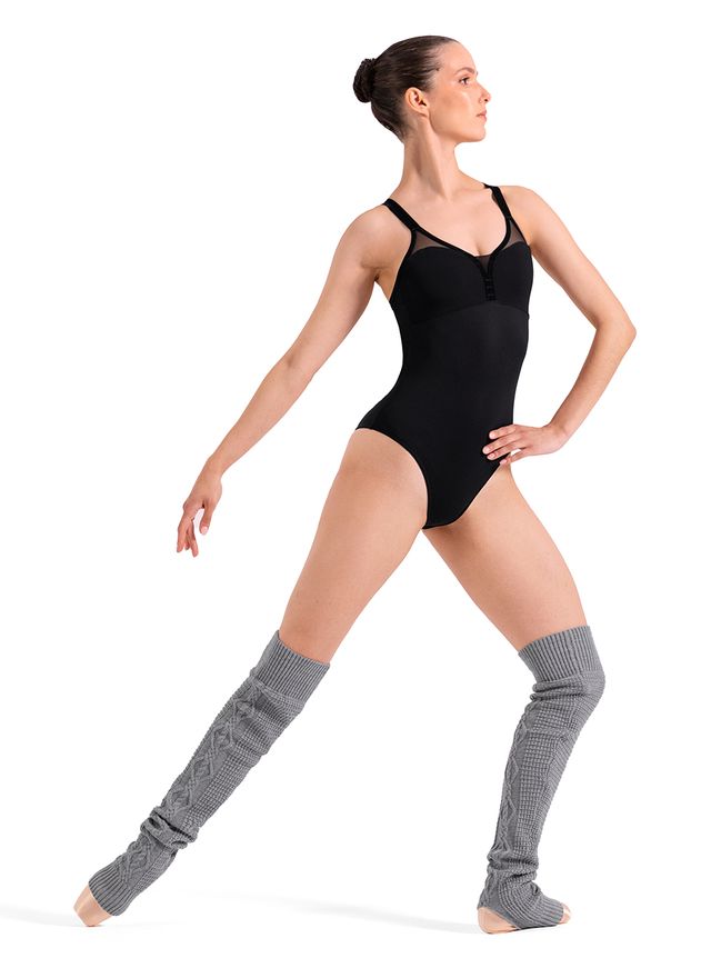 Adult Opulence Cable Knit Leg Warmers