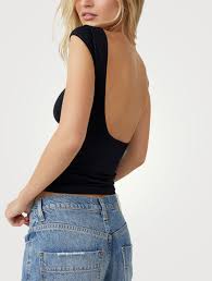 Free People Low back Tee