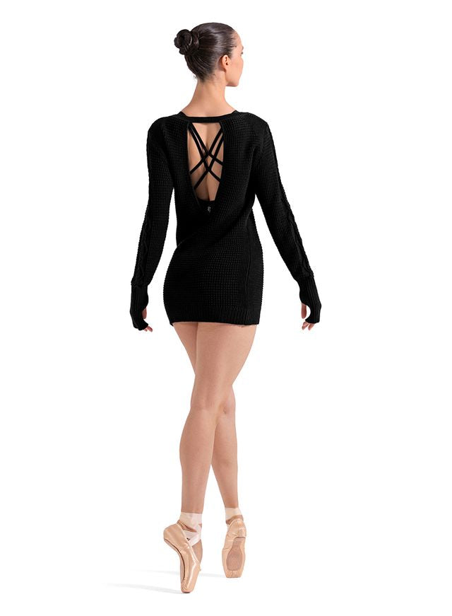 Opulence Long Cable Knit Sweater