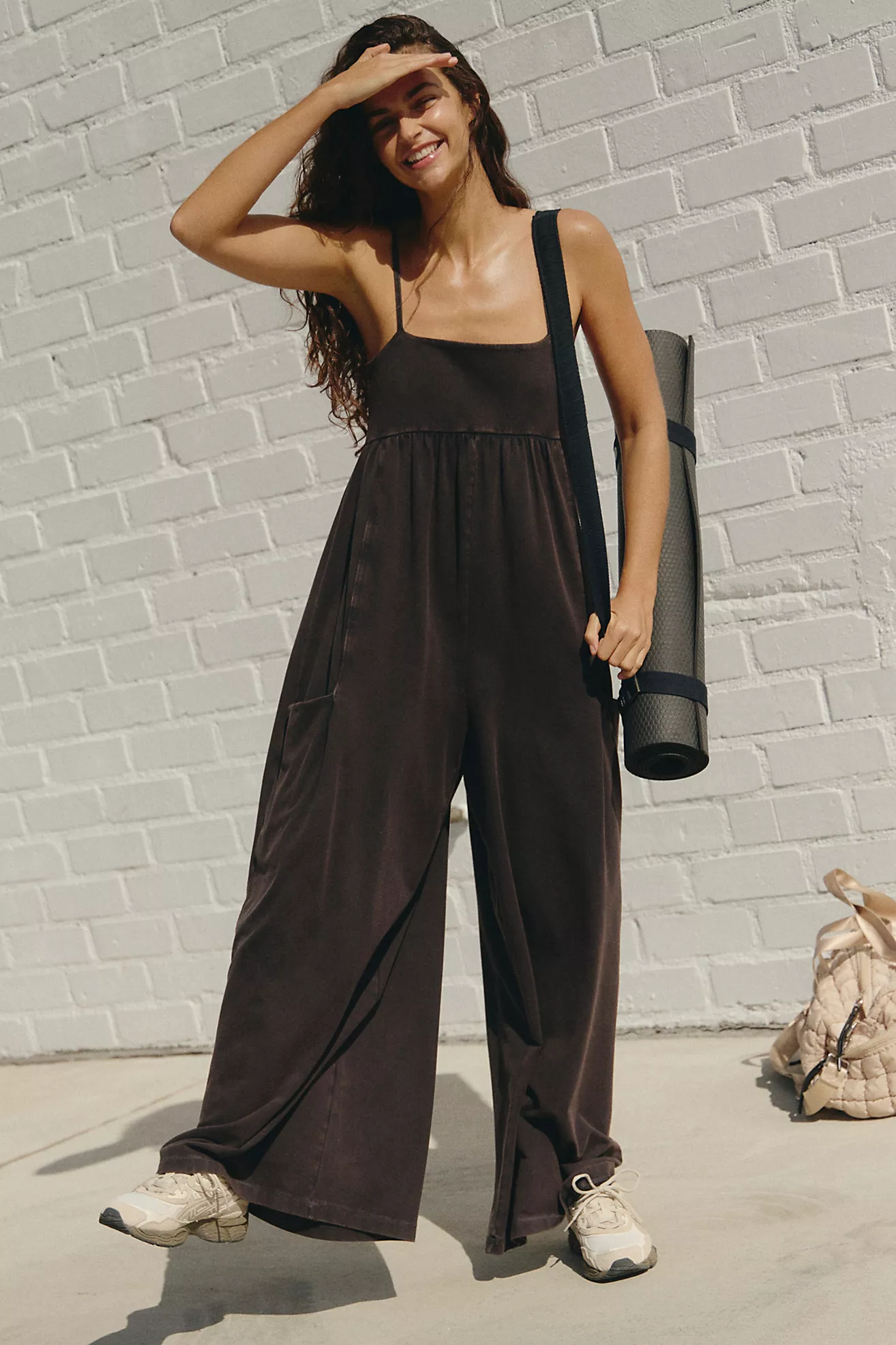 Strappy hot shot onesie