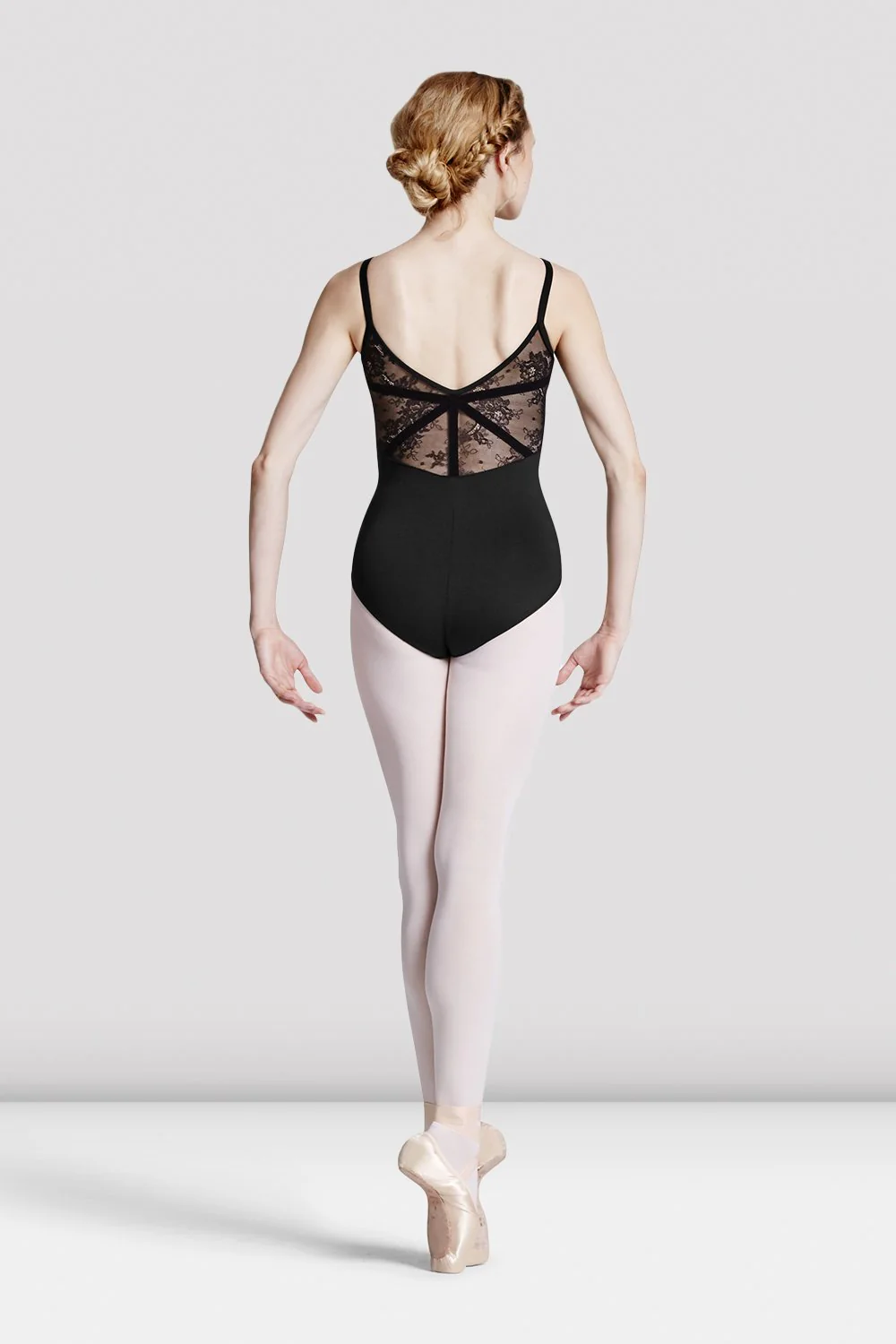 Womens Eyal Lace And Ribbon Cami Leotard