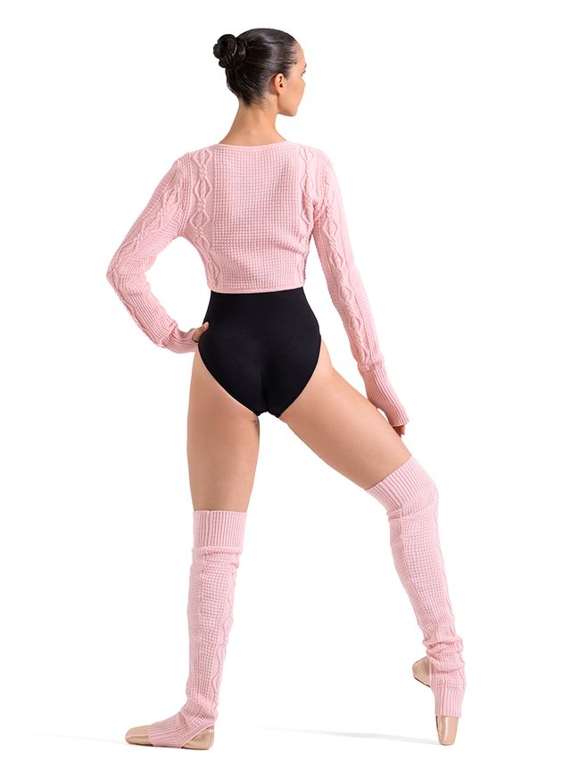 Adult Opulence Cable Knit Leg Warmers