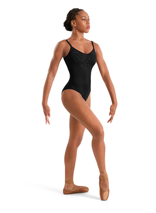 Adagio Embroidered Strappy Back Leo